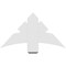 Ekena Millwork Alberta Architectural Grade PVC Gable Bracket, 36"W x 19 1/2"H x 2"D x 6"F, 13/12 Pitch GBP036X20X0206ALB00 - alternate 2